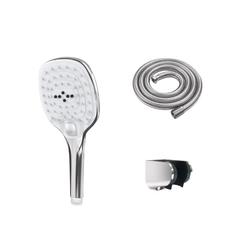 3-Function Push-Button ABS Plastic Hand Shower Set